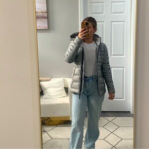 Lululemon Puffer Coat Full Zip in Grey